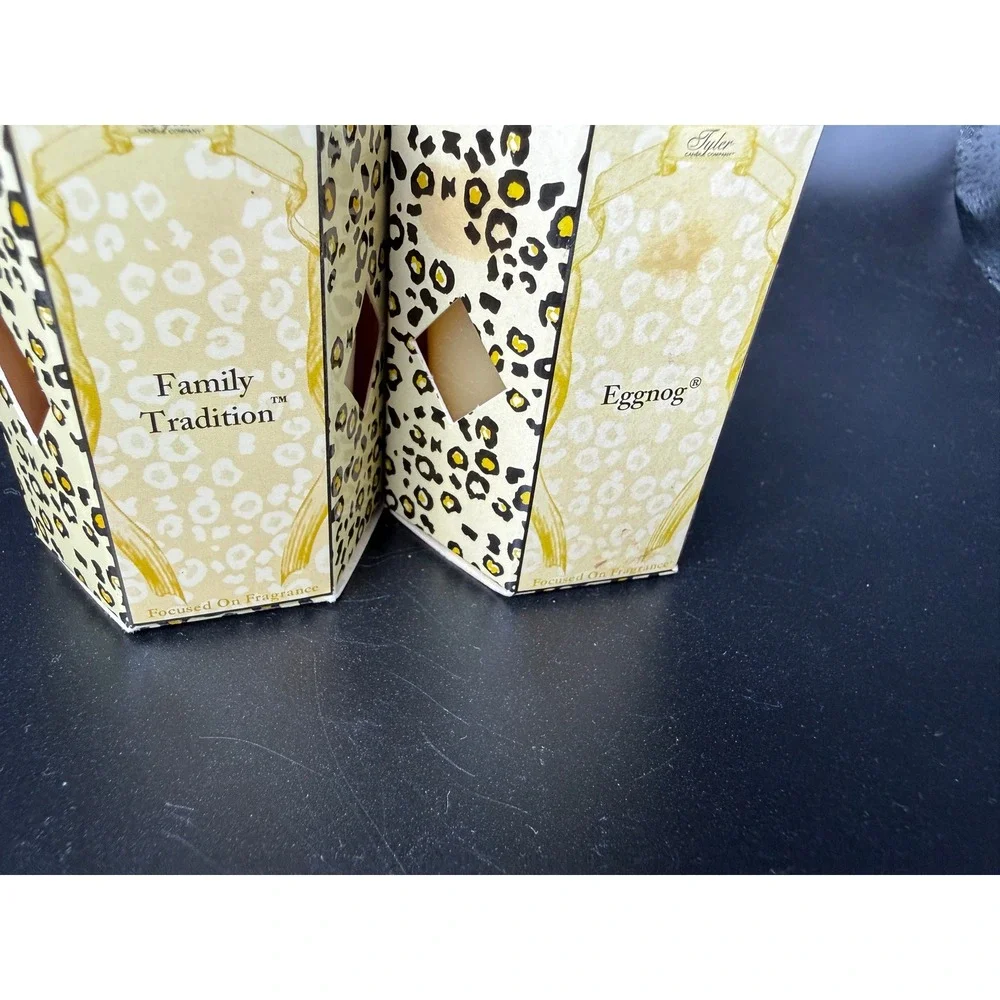 Tyler‎ Candle Company Family Tradition Eggnog Scented Candle Gift Set 2 oz each